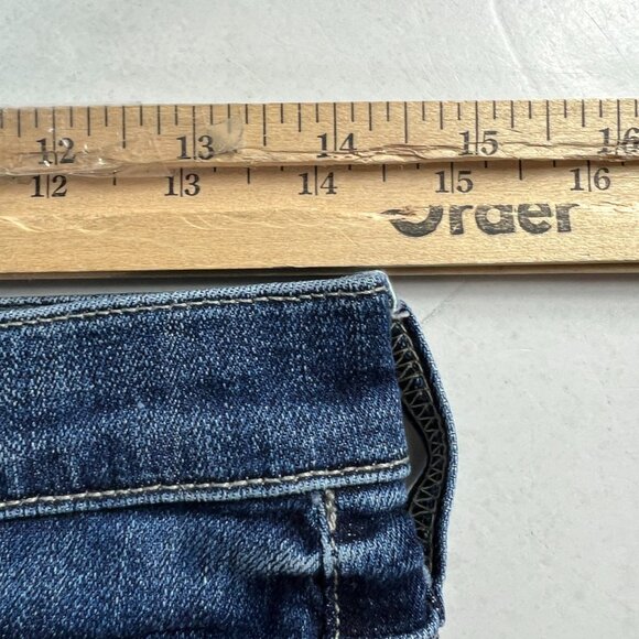 Edwin Jeans Women's 28x24* Pixie Crop 9" Mid Rise Skinny Blue Faded Denim Tag 27 - Picture 16 of 16